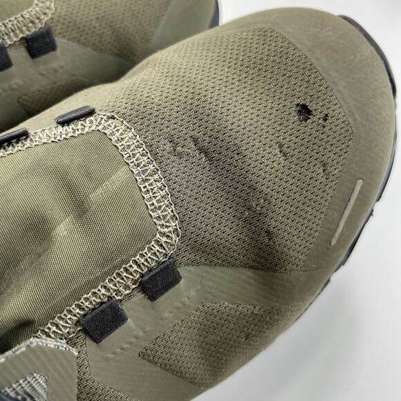 On Cloud 5 Waterproof Running Shoes Womens Size 8 Olive Green Slip On Athletic - Picture 8 of 12